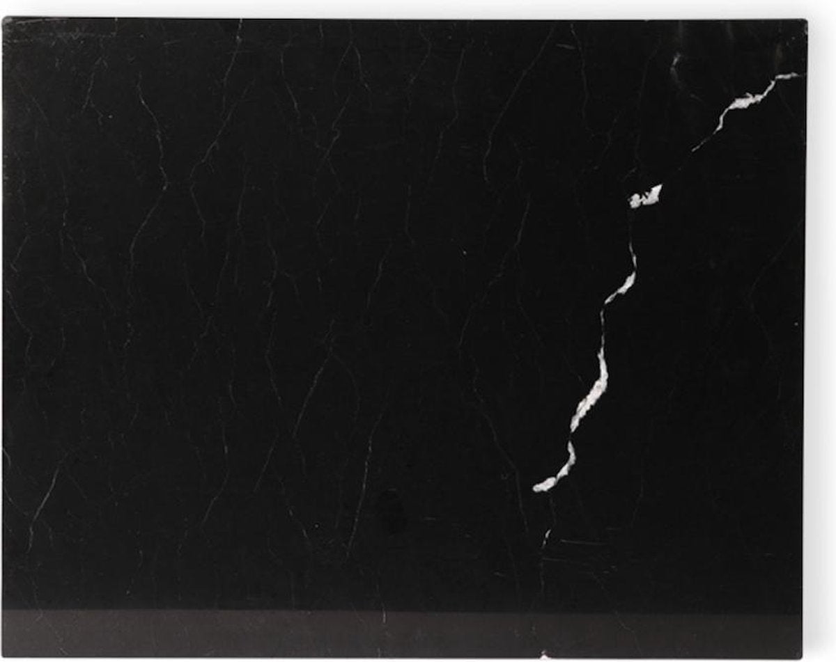 Marmeren Plaat Zwart Snijplank 40x30x2cm Keuken Dienblad - Marble Serveerplank - Echt Marmer Natuursteen - Op Maat Gesneden - LuxuryQuarry®