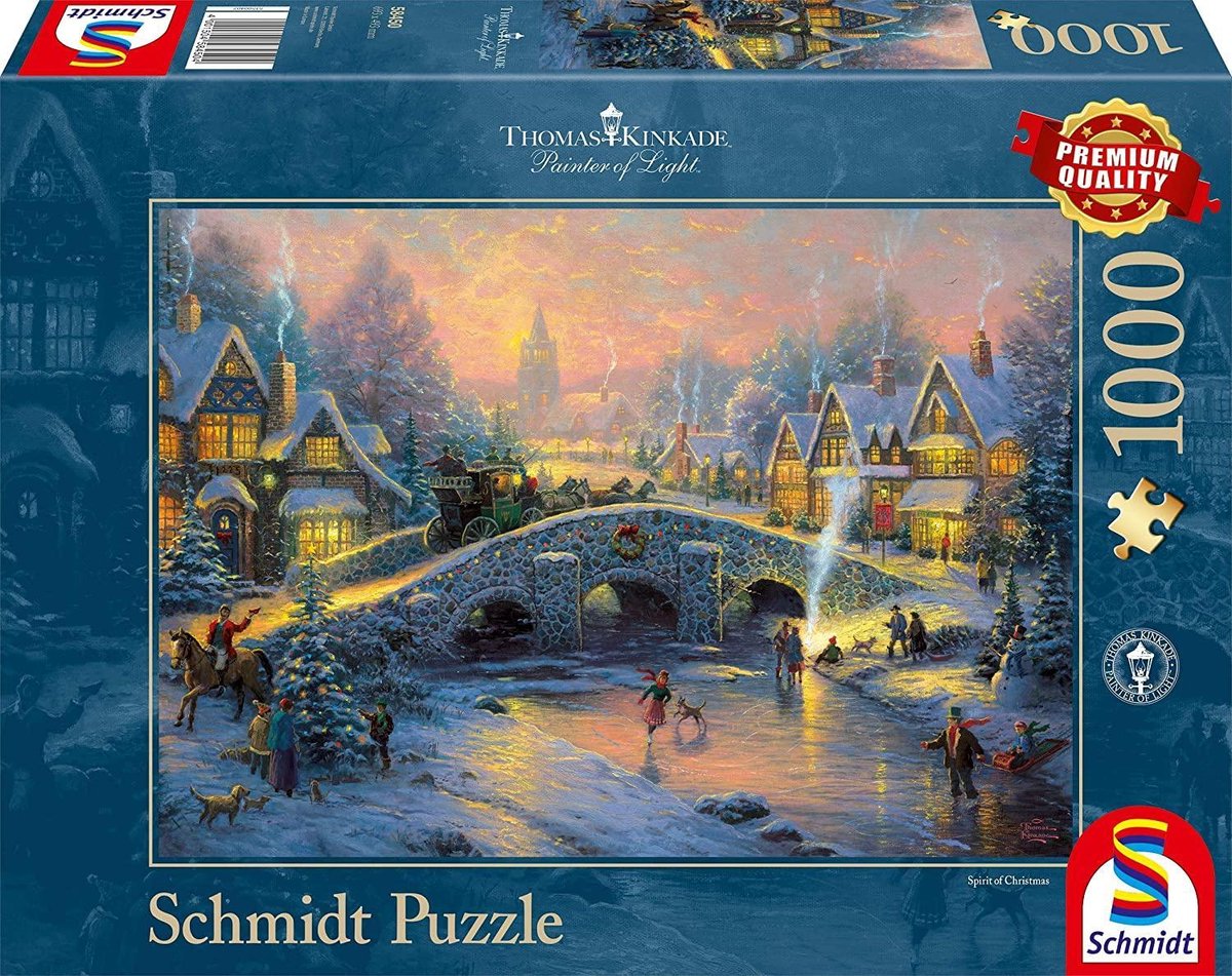 Kinkade Dorp In De Sneeuw