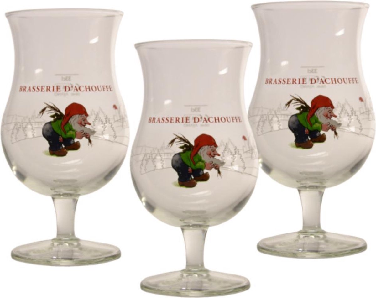 Chouffe Bierglas - 33cl (Set van 3)