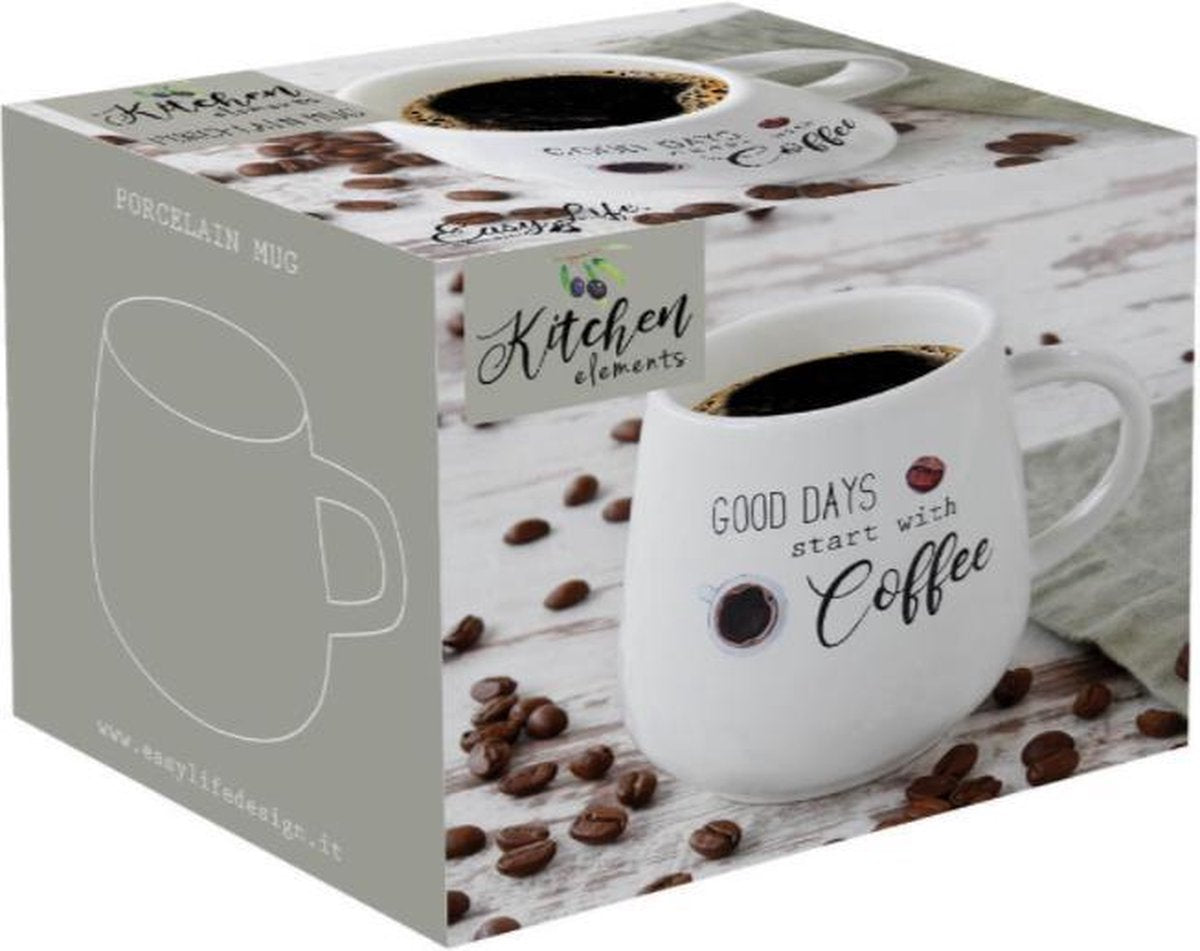 EASY LIFE - MOK - 400 ML - GOOD DAYS START WITH COFFEE