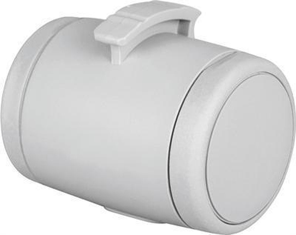 Flexi poepzak/snackbox licht grijs 5X5X7 cm
