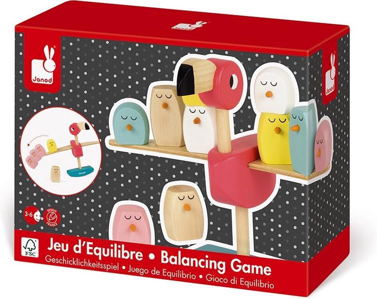 Janod Zigolos - Evenwichtsspel flamingo