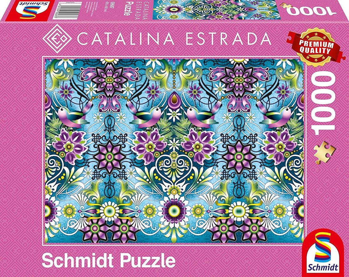 Schmidt legpuzzel 1000 stukjes Blue Sparrow