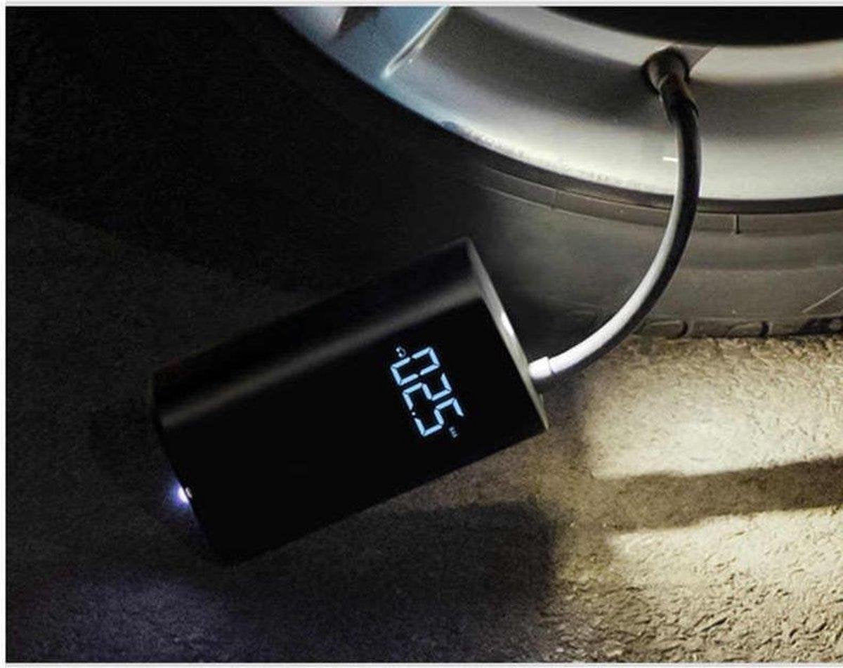 Xiaomi Mijia Draagbare Smart Digitale Bandenspanning Detectie Elektrische Inflator Pomp voor Fiets Motorfiets Auto Voetbal