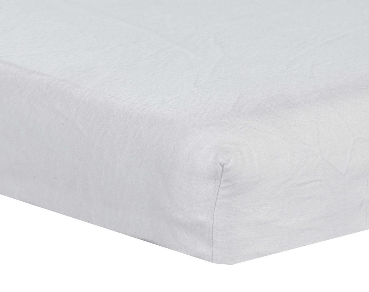 ABZ Molton hoeslaken 60x120 - Wit