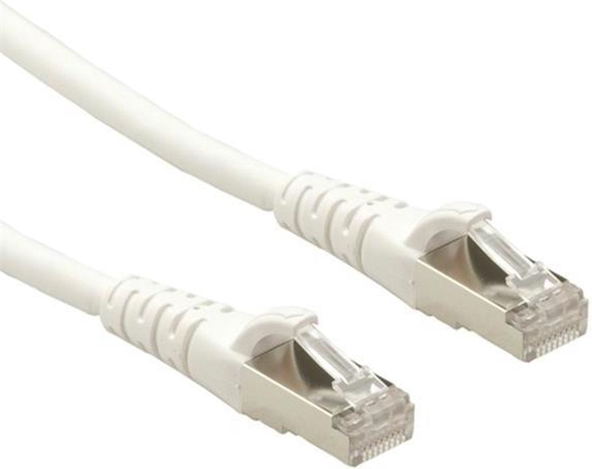 ROLINE CAT.6a S/FTP 0.5m Cat6a S/FTP (S-STP) Wit netwerkkabel
