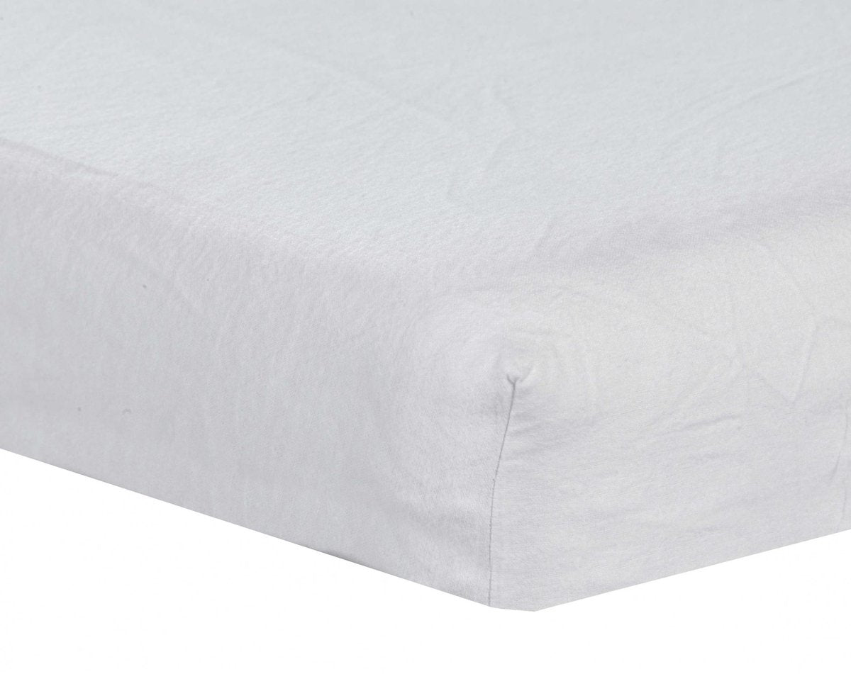 ABZ Molton hoeslaken - 40x80 - Wit