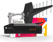 Rebox DVB-T2 Power PLUS Pakket – RE-2400DVBT2 STB plus RE-23GA 25dBi en 80km range antenne