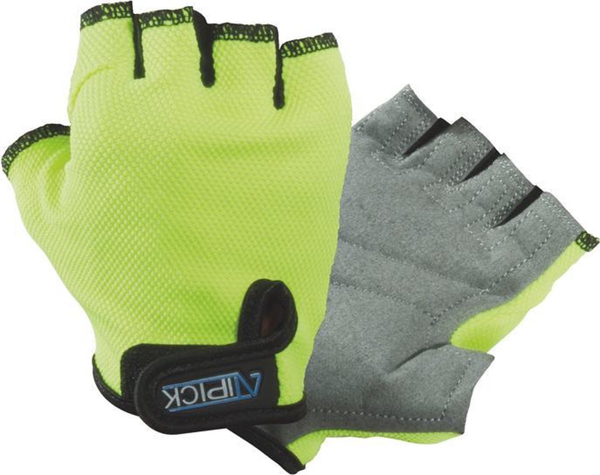 Atipick Fitnesshandschoenen At-fluor Polyester Geel Maat L