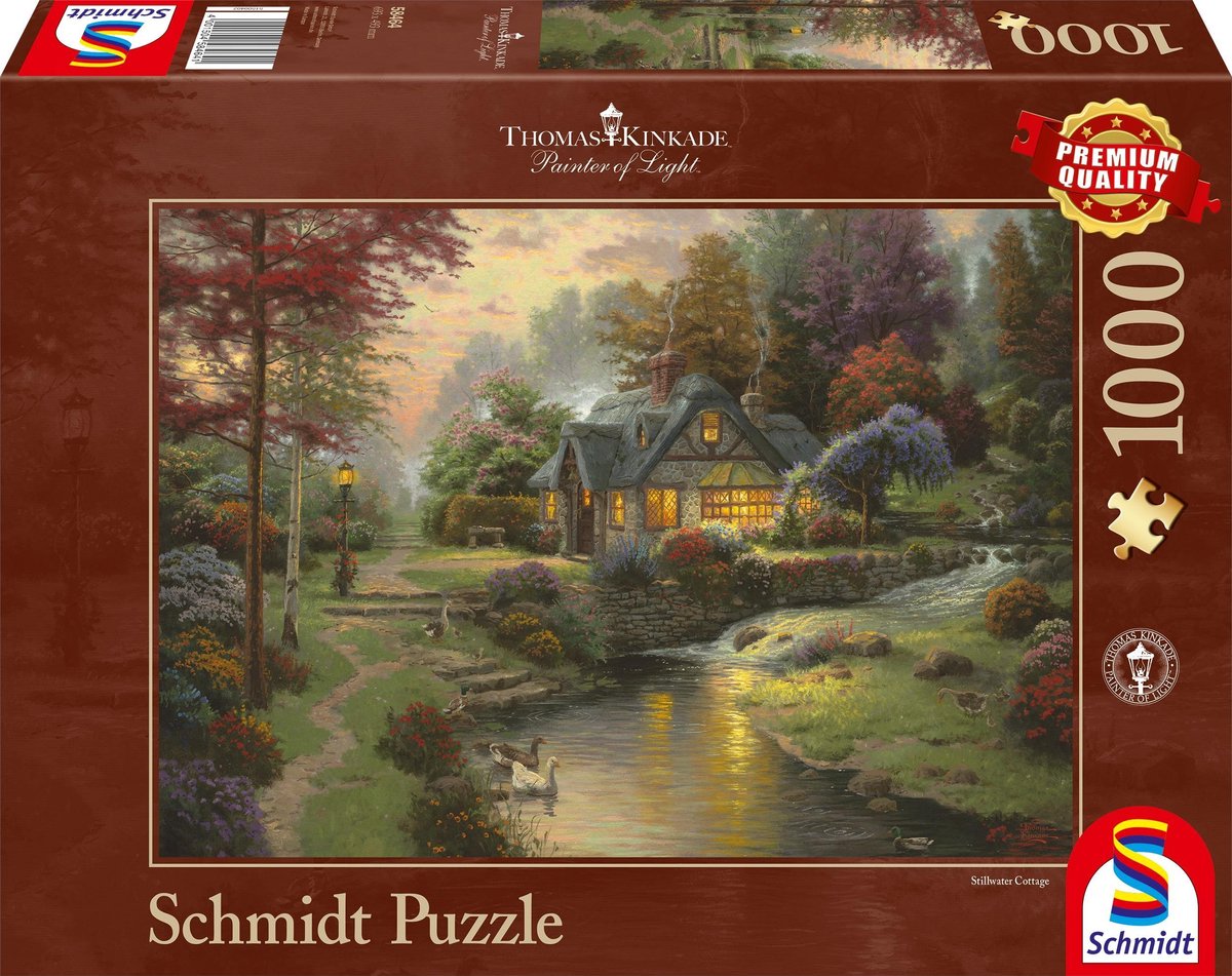 Schmidt puzzel Stillwater Cottage - 1000 stukjes - 12+