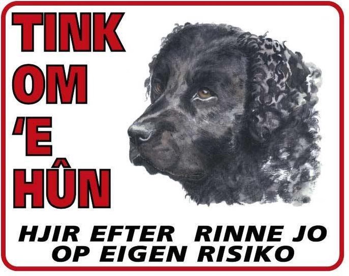 Wetterhoun Waakbord - Tink om u Hun