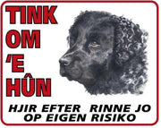 Wetterhoun Waakbord - Tink om u Hun