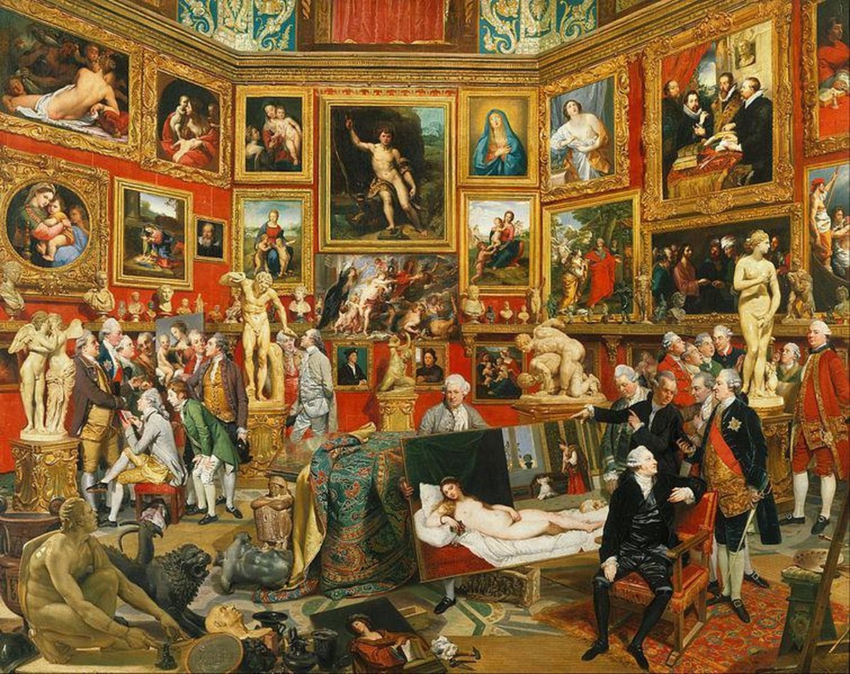 Puzzel 1000 stukjes-Tribuna of the Uffizi