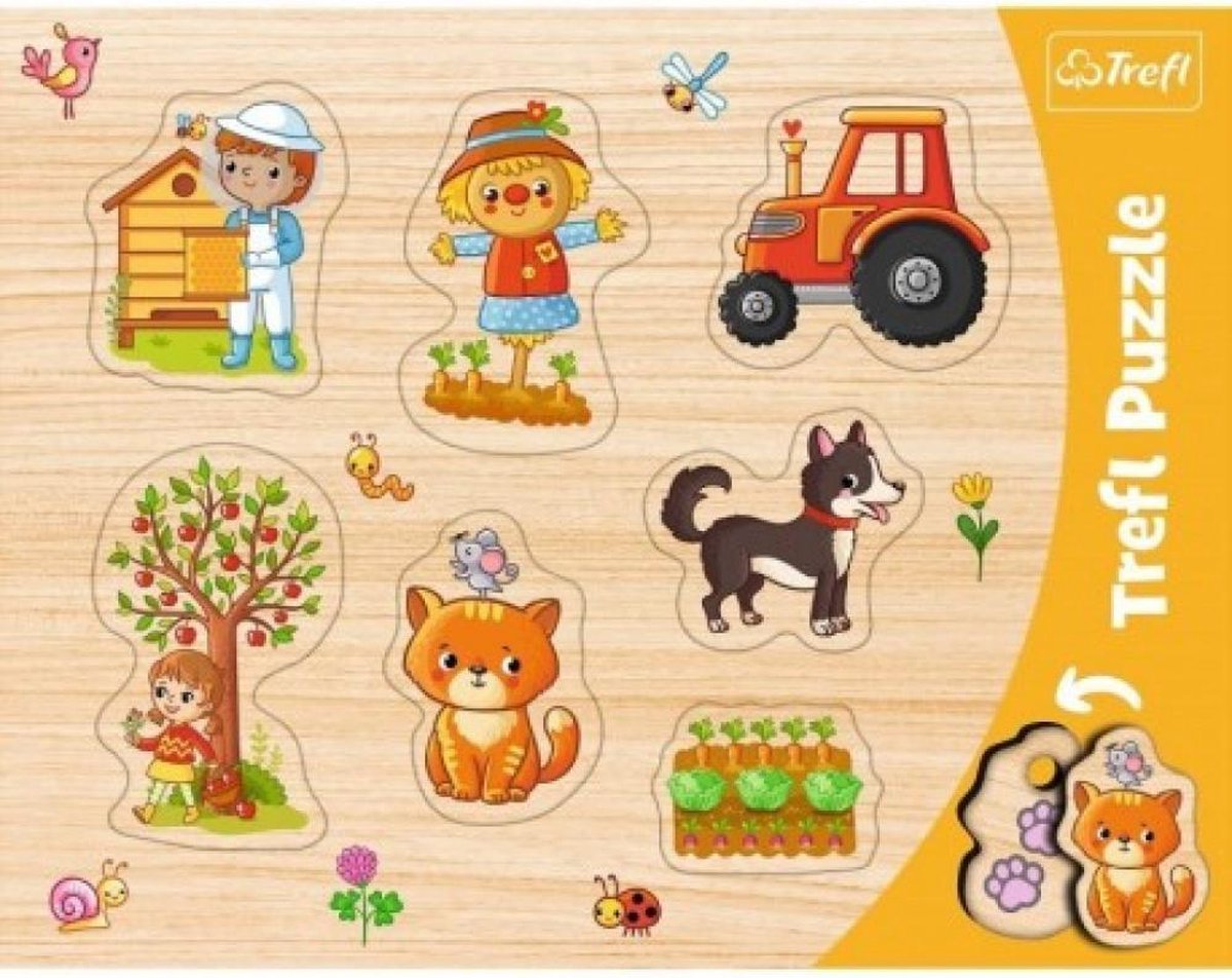 Puzzels - Vorm puzzel - Thema: Country - Boerderij - Leeftijd: 3 jaar