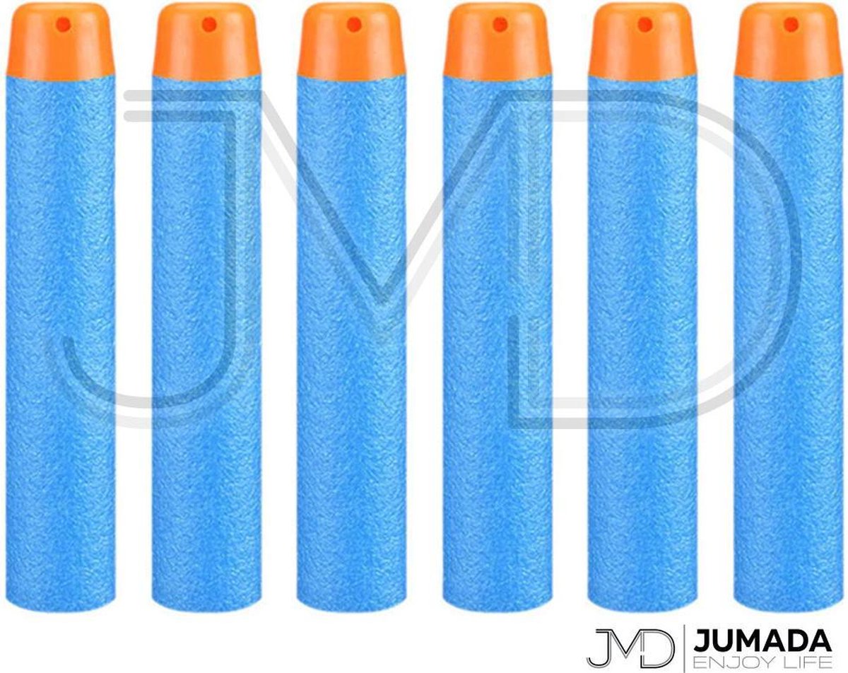 Universele Dartpijltjes geschikt voor NERF Blasters - Pijltjes - Darts - Bullets - 10 stuks - Lichtblauw