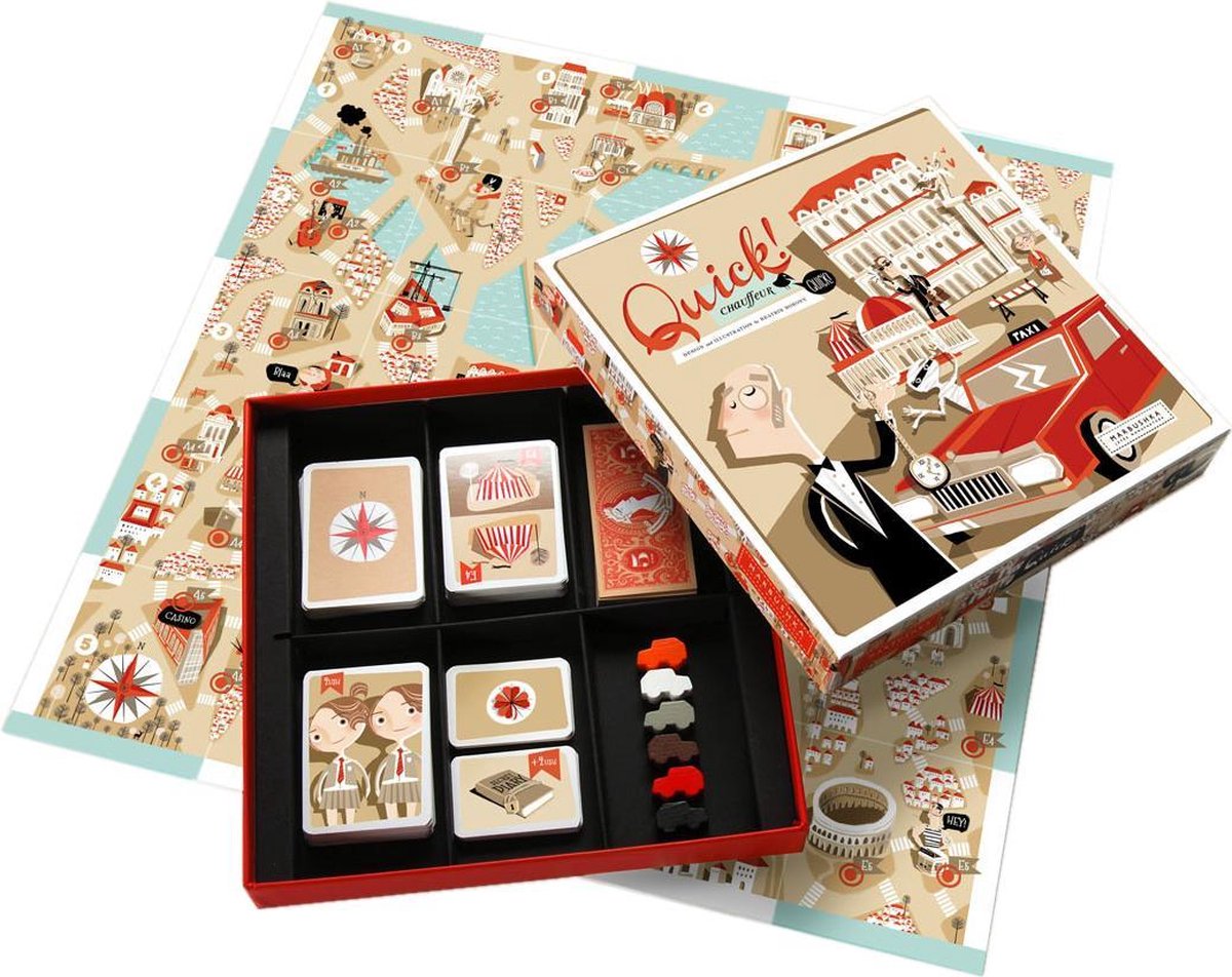 Ecologisch bordspel - [Marbushka] - Quick! - kinder en familie gezelschapsspel - Fairtrade
