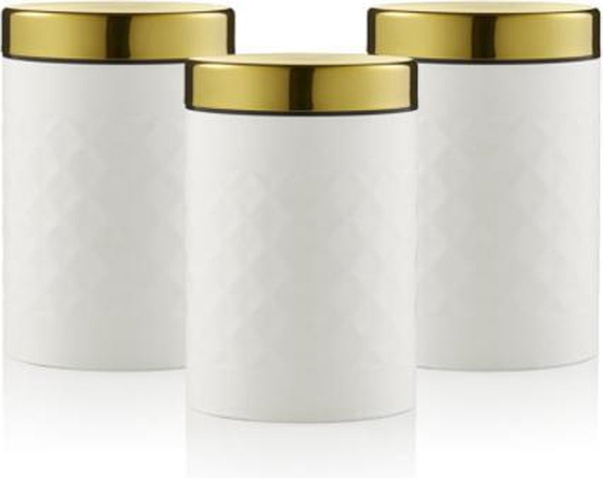 Swan Gatsby Retro Opbergblikken – Set van 3 – Niet Voor in de Vaatwasser