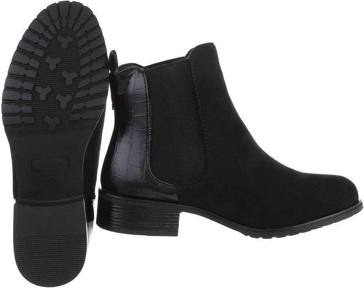 Chelsea boots half suède half lederlook Camel / 36