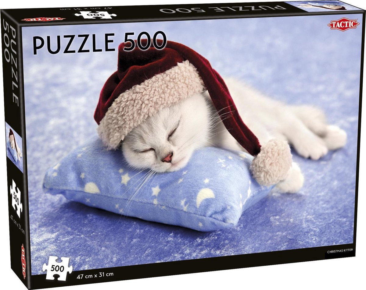 Christmas Kitten - 500 stukjes
