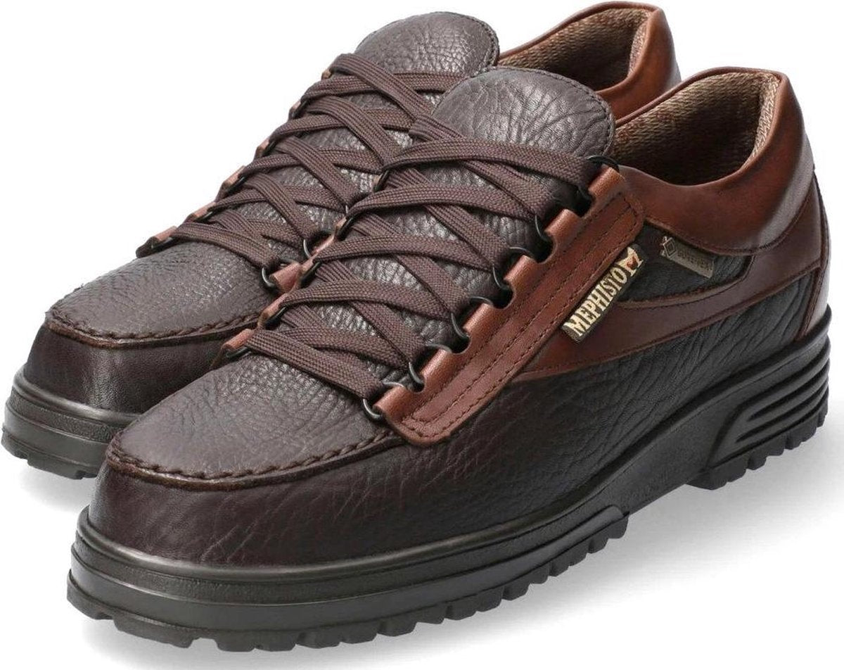 Mephisto BREAK GORE Heren Veterschoen - Bruin - Waterdicht - maat 41