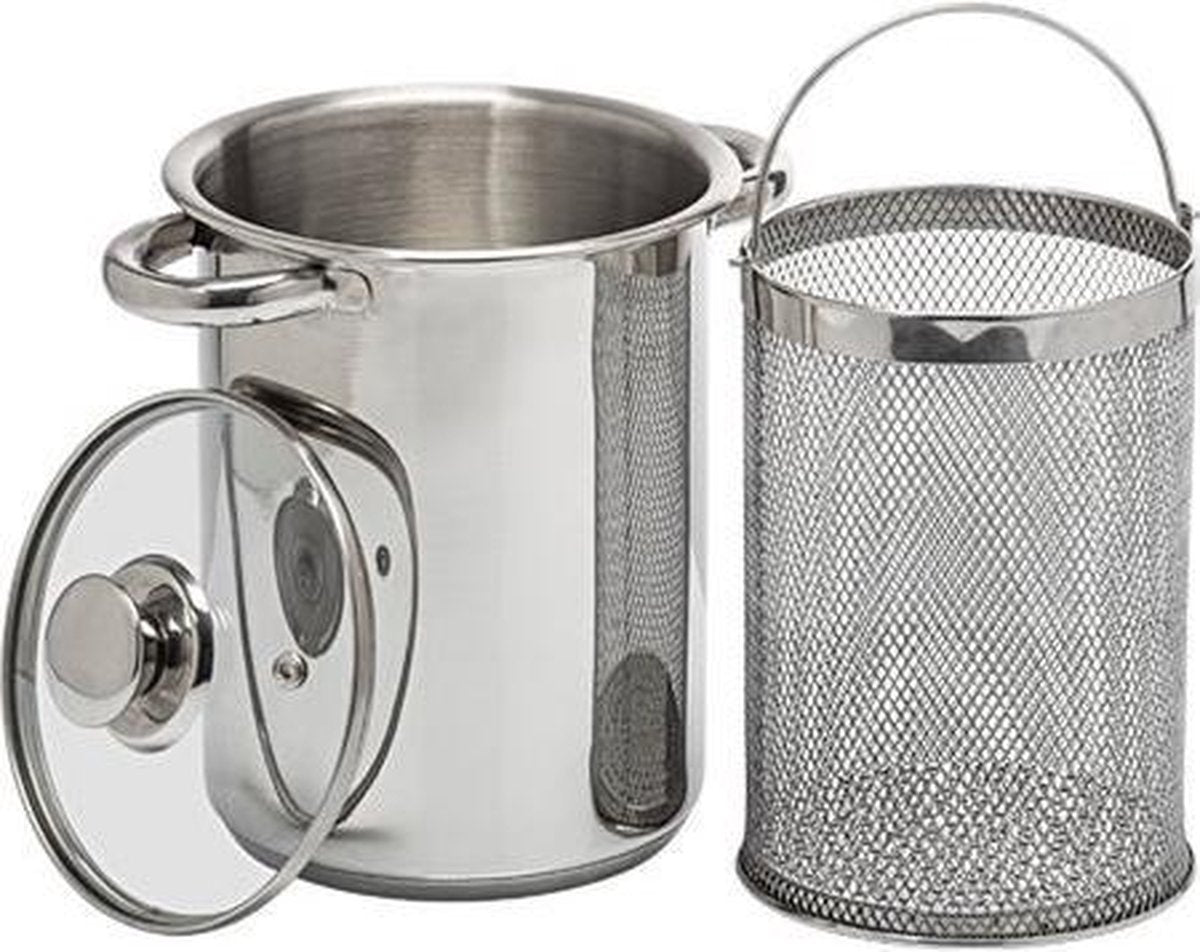 Multifunctionele stookpot/pan - aspergepan