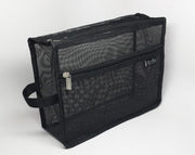 Deluva Make-up Opbergtas voor de Professional Visagist/MUA - zwart mesh - 28x20x10 cm