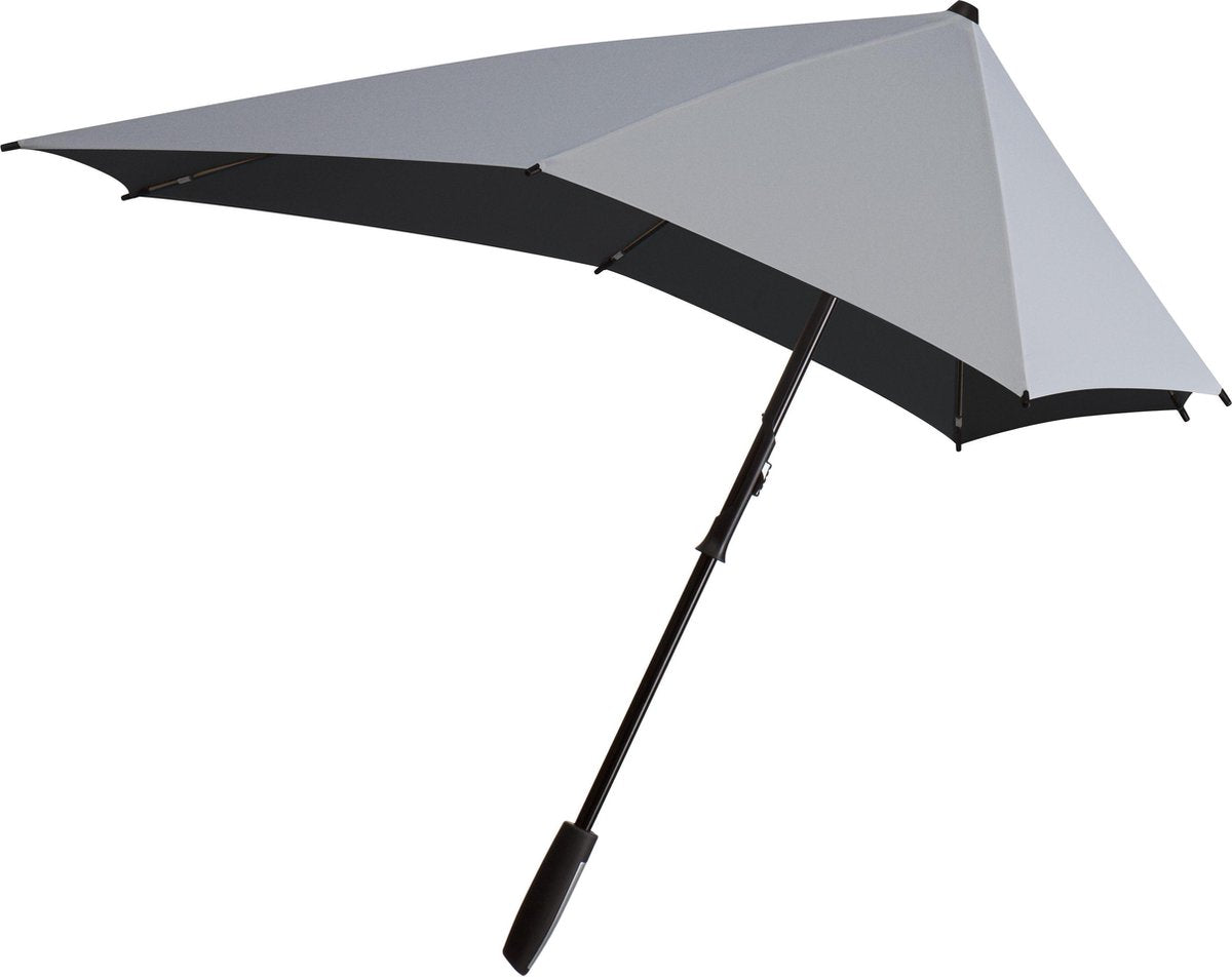 Senz° smart - Stormparaplu - Ø 88 cm - Shiny Silver Zilver