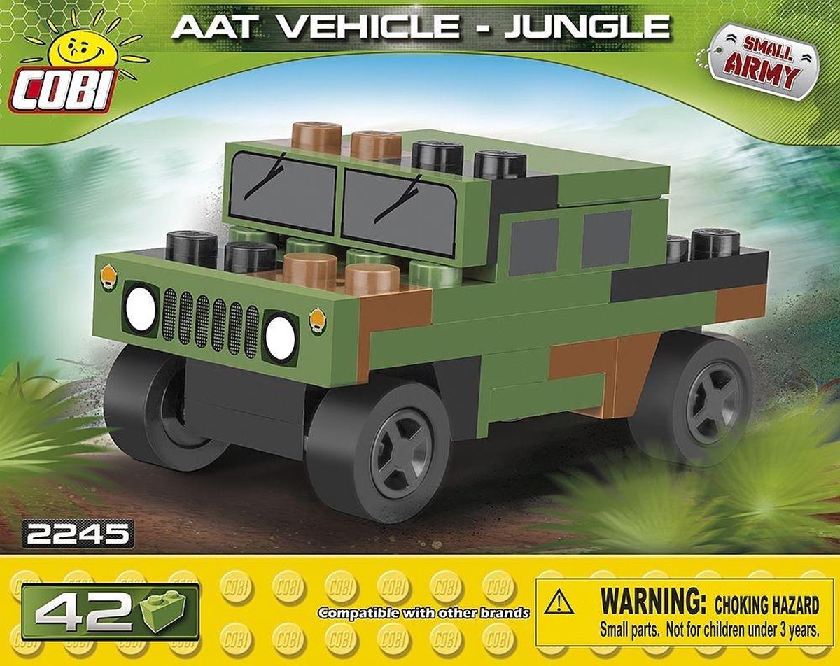 Cobi 43 Pcs Small Army /2245/ Nano Tank Vehicle Jungle