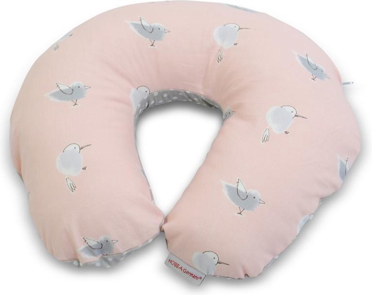 Hobea - Nekkussen - vogels - roze