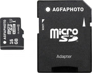 AgfaPhoto Mobile High Speed 16GB Micro SDHC Class 10 + Adapter