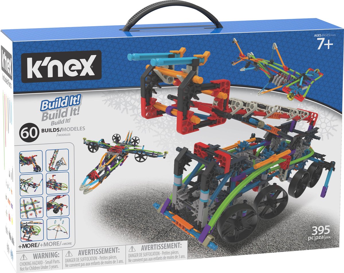 K'NEX - Build it - Bouwset voor beginners - 395 onderdelen
