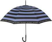 Perletti Paraplu Strepen 112 Cm Automatisch Dames Blauw/zwart