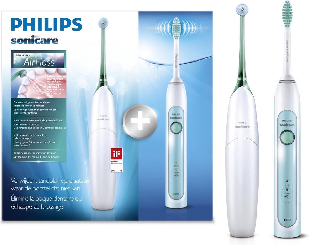 Philips Sonicare Healthy White HX8271/20 - Elektrische tandenborstel met Airfloss