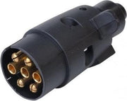 Aanhanger Stekker 7 polig 12 Volt - Zwart
