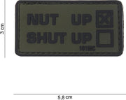 Embleem 3D PVC Nut Up groen