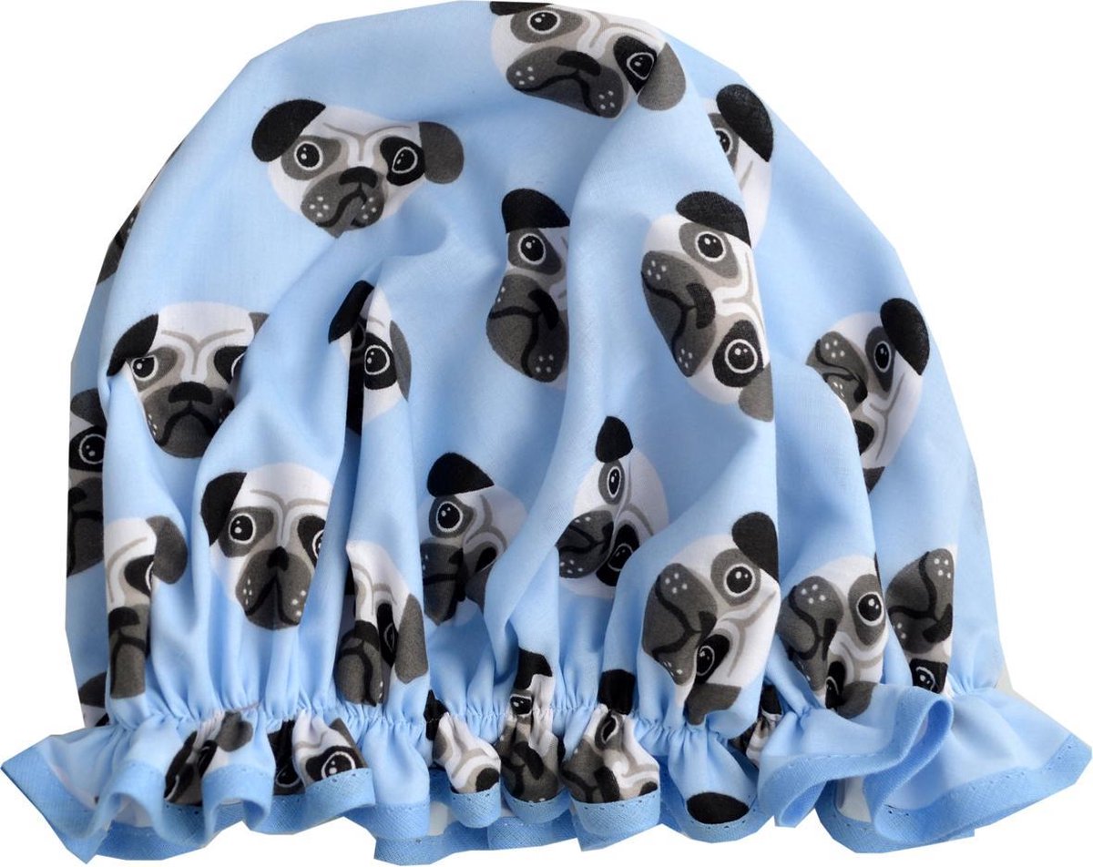 Vagabond Traditionele Engelse Douchemuts - Dogs Blue