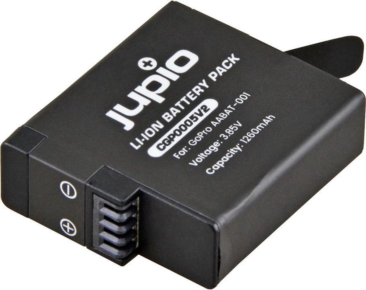 Jupio CGP0005V2 batterij voor camera's/camcorders Lithium-Ion (Li-Ion) 1260 mAh