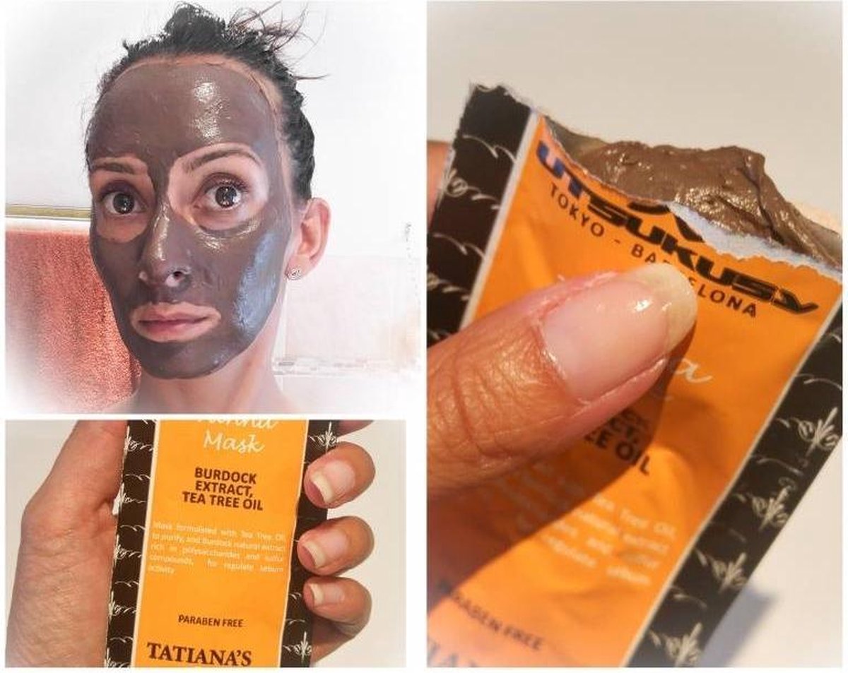 Utsukusy Paardenkastanje tea tree masker - Paardenkastanje tea tree masker sachets 20ml