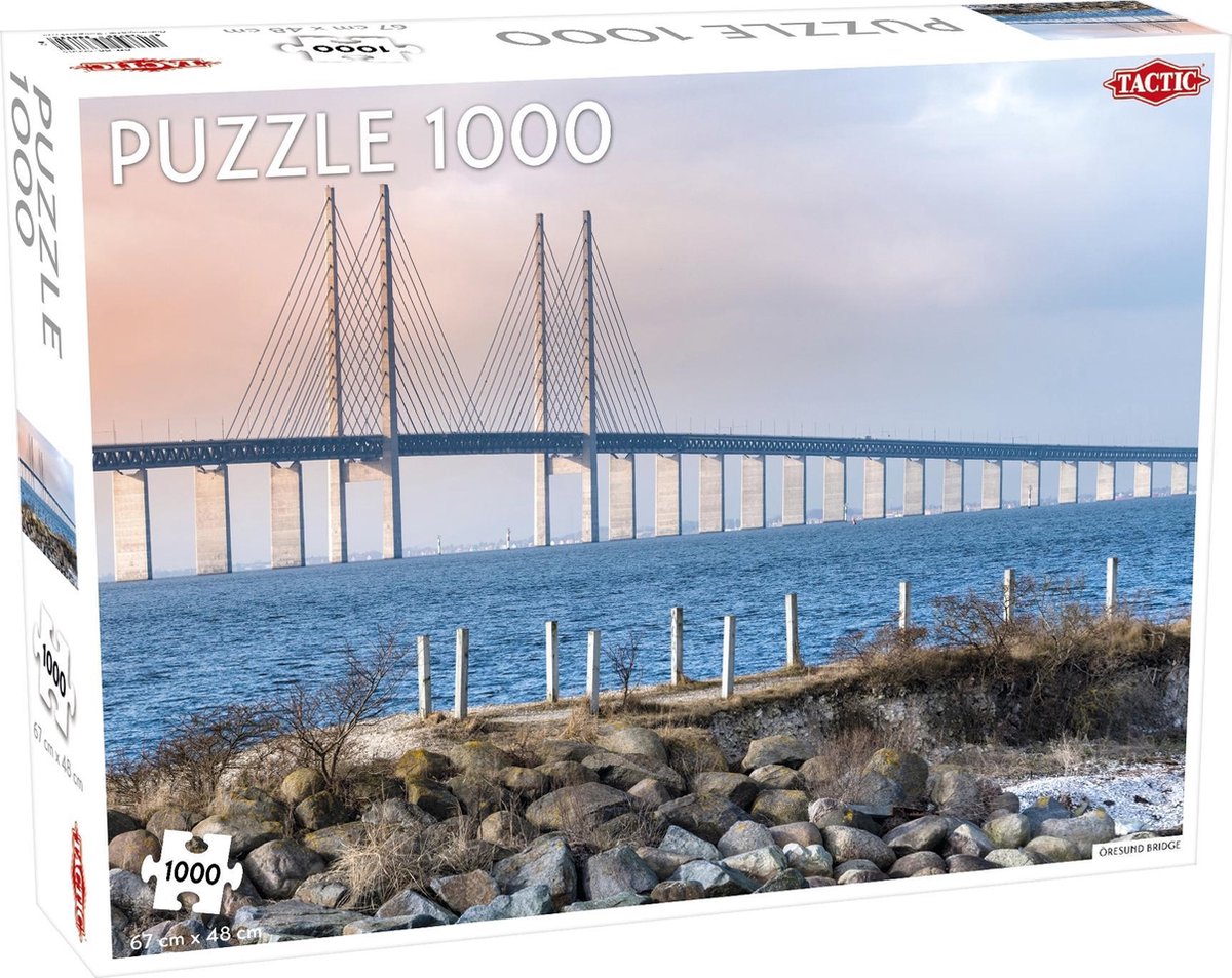 Tactic - Puzzle 1000 pc - Öresund Bridge
