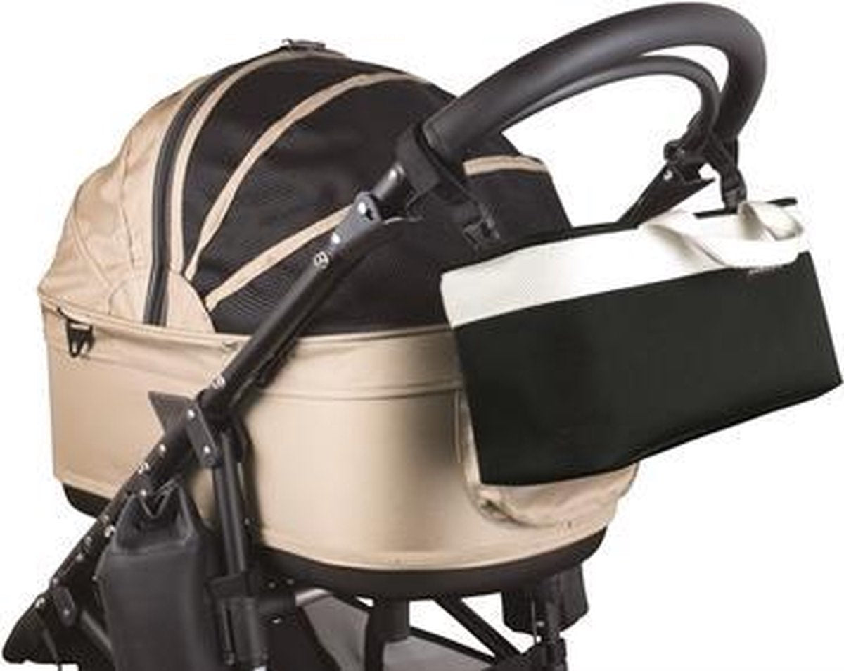 Airbuggy handtas hondenbuggy cordura organizer wit - 38x12x17 cm - 1 stuks
