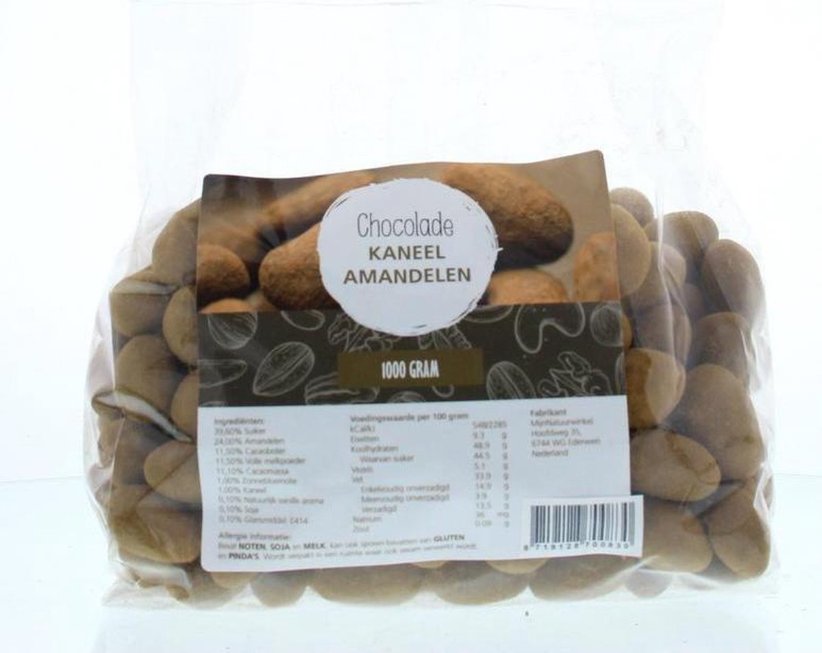 Mijnnatuurwinkel Chocolade kaneel amandelen 1 kg