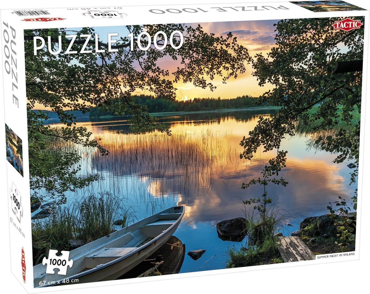 Tactic - Puzzle 1000 pc - Summer Night in Finland