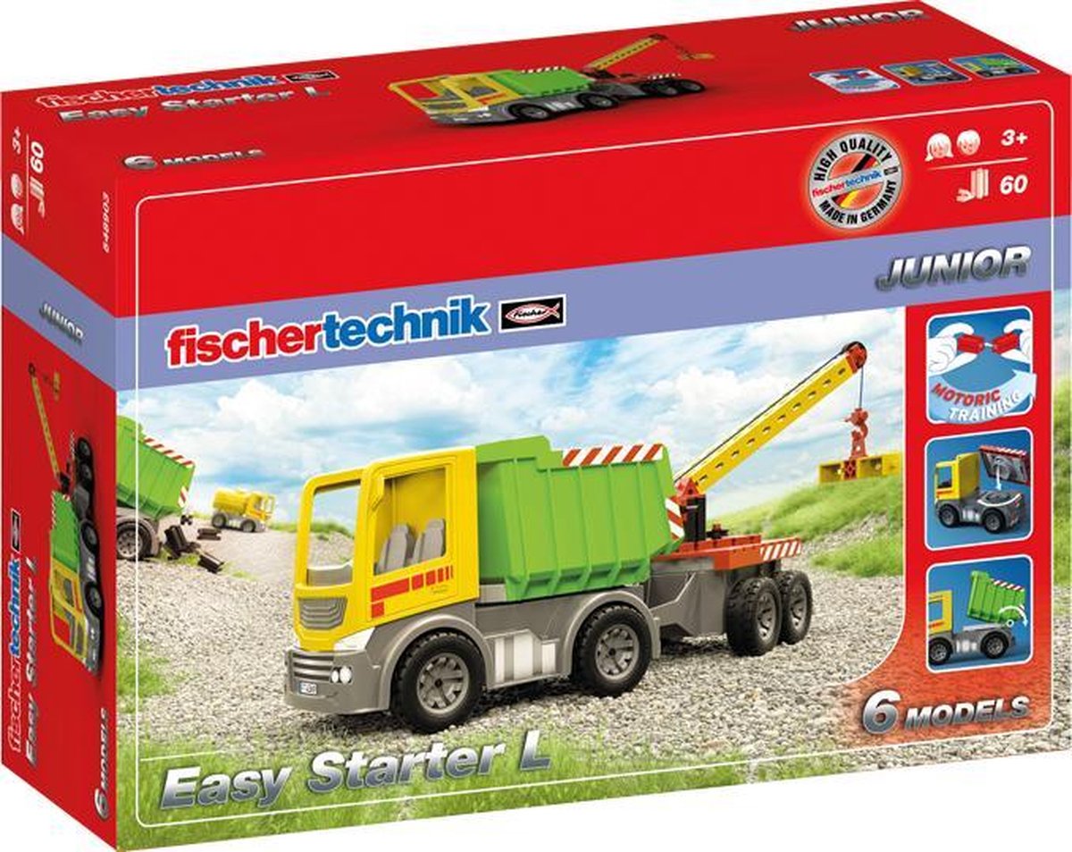 fischertechnik 548903 JUNIOR Easy Starter L Bouwpakket vanaf 3 jaar