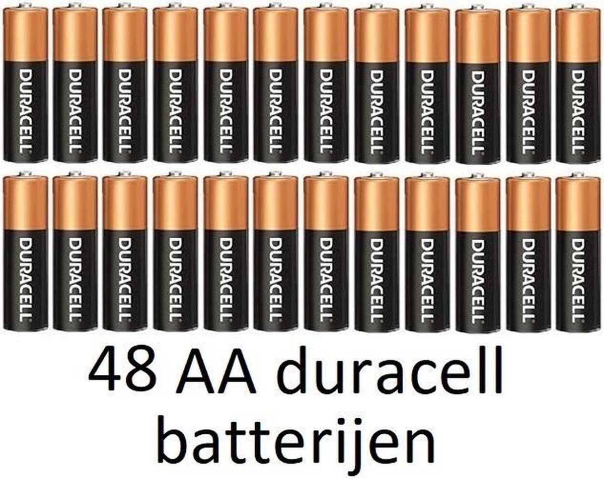 48 stuks AA Duracell alkaline batterijen
