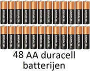 48 stuks AA Duracell alkaline batterijen
