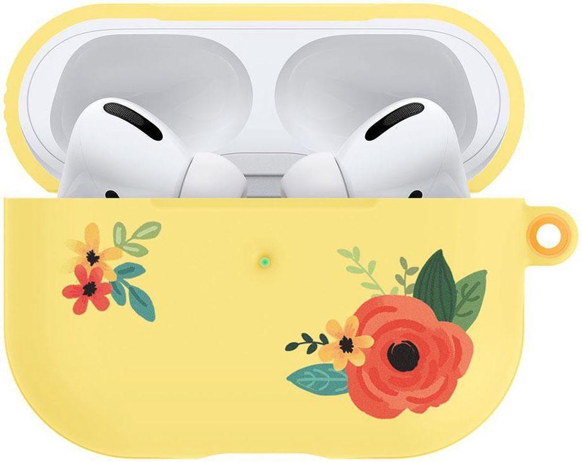 Spigen Ciel by Cyrill Silicone Case voor Apple AirPods Pro - OrangeFloral