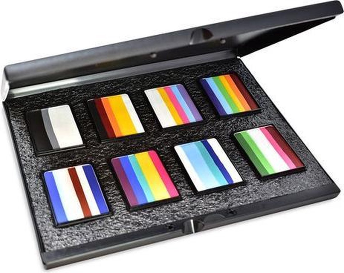 Mehron Prisma Schminkpalet met 8 splitcakes