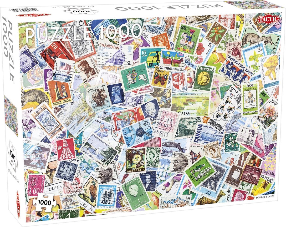 Puzzel Lovers' Special: Tons of Stamps - 1000 stukjes