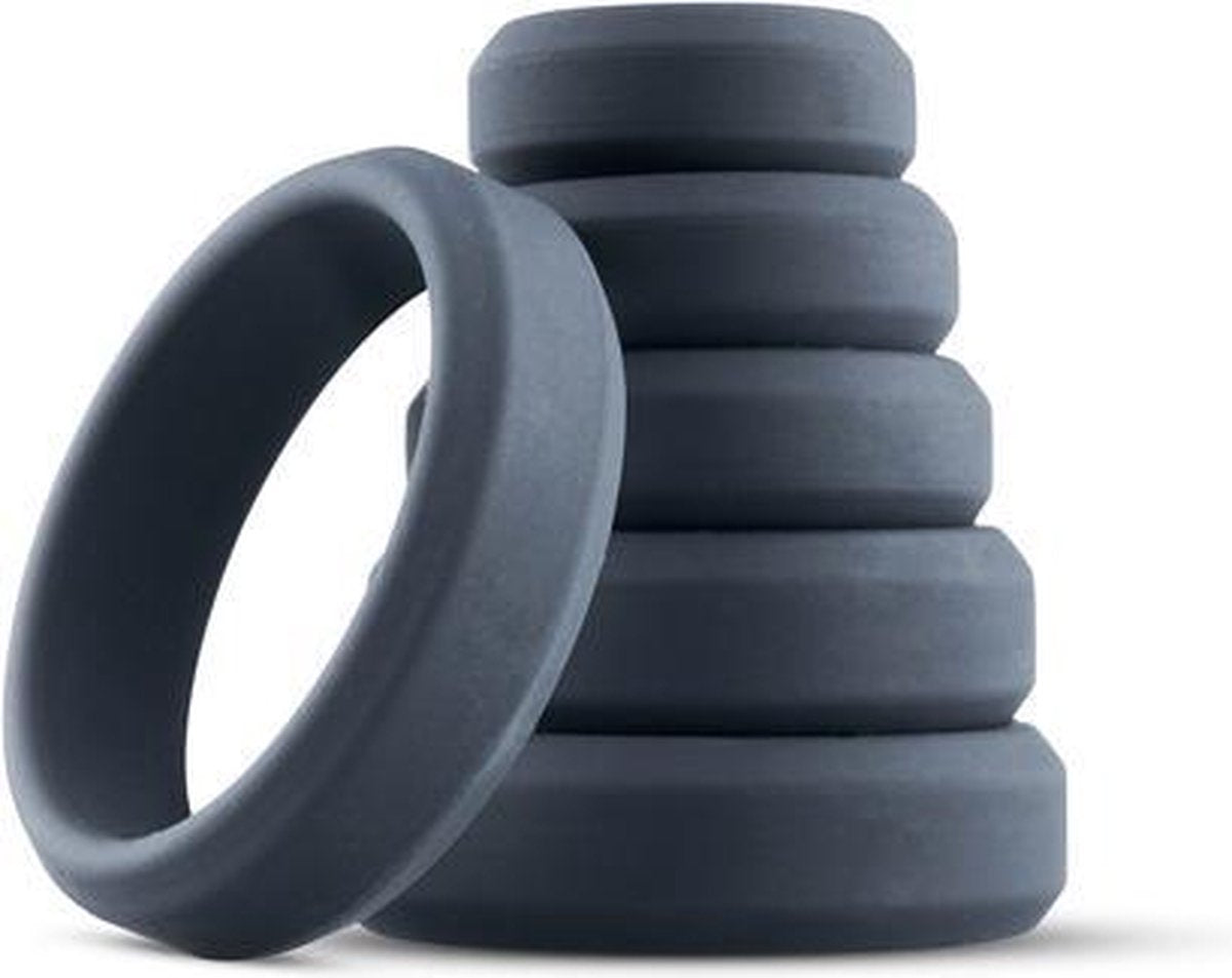 6-Delige Cockring Set - Sextoys - Cockringen
