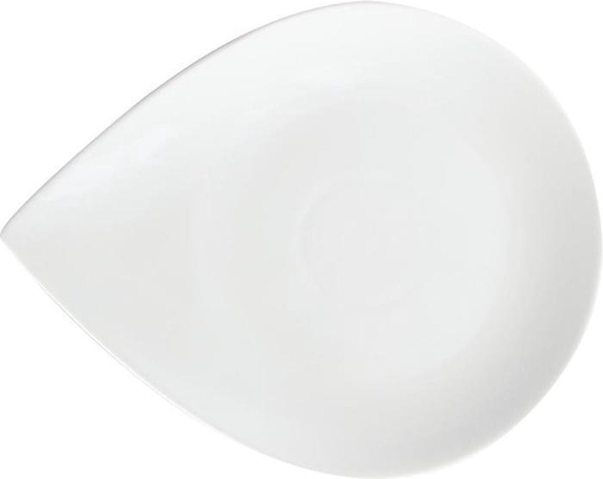 Olympia Whiteware borden met druppelvorm 31 x 24.5cm